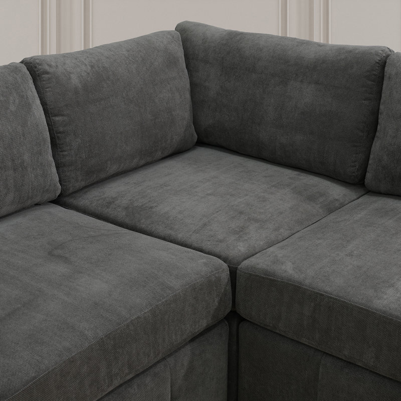 Canapé modulaire rembourré 8 pièces Berndien
