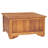 Coffee Table with Flip Top 65x64x35 cm Solid Teak Wood