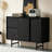Middle Black Multifunctional Buffet Table