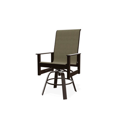 Fauteuil pivotant à hauteur de barre en polymère de qualité marine Leeward Sling