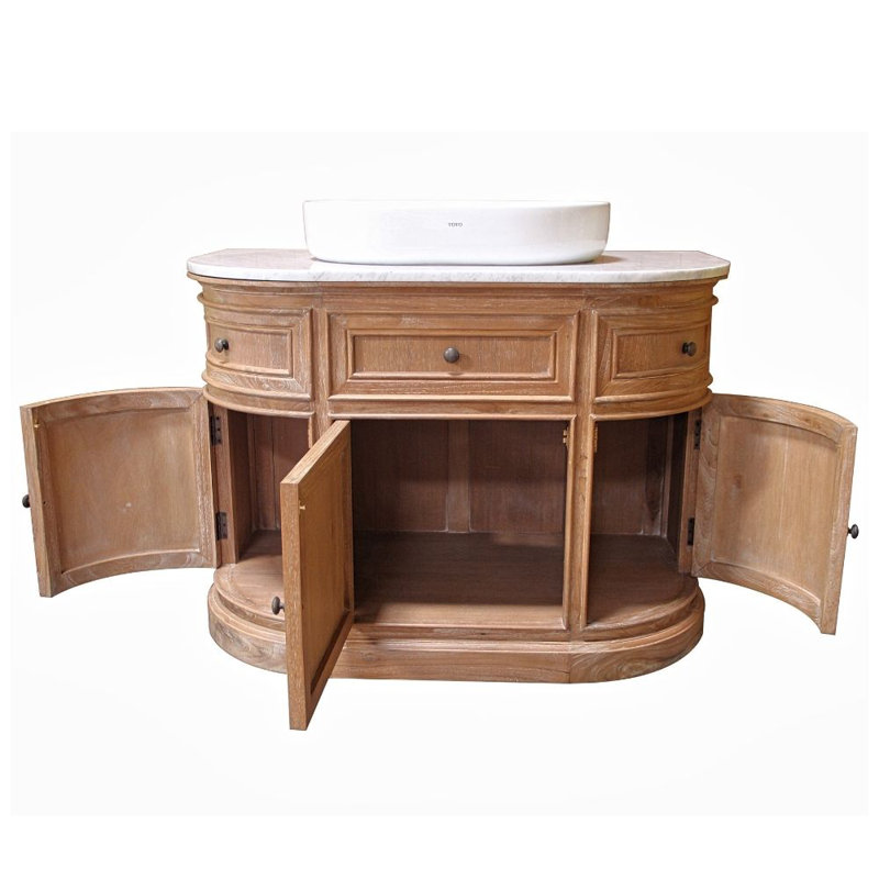 Vasili 1100mm Single Bathroom Vanity with Vessel Ceramic Basin