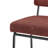 Wyett Upholstered Counter Stool with Metal Frame-2129634912