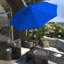 Parasol en bronze 11 pieds avec manivelle en aluminium Sunbrella Pacific-1548543014