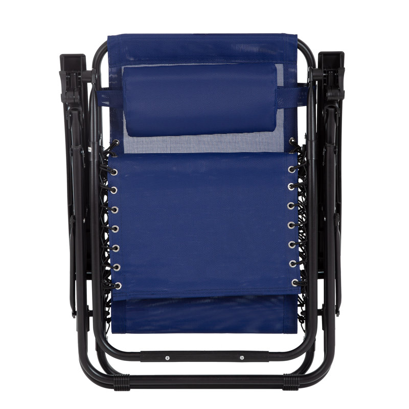 Fendley Folding Recliner Chair, Blue