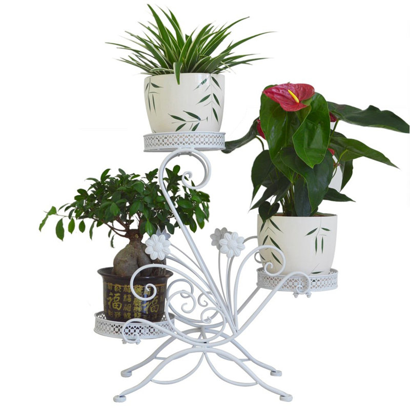 Bonelli Plant Stand, White