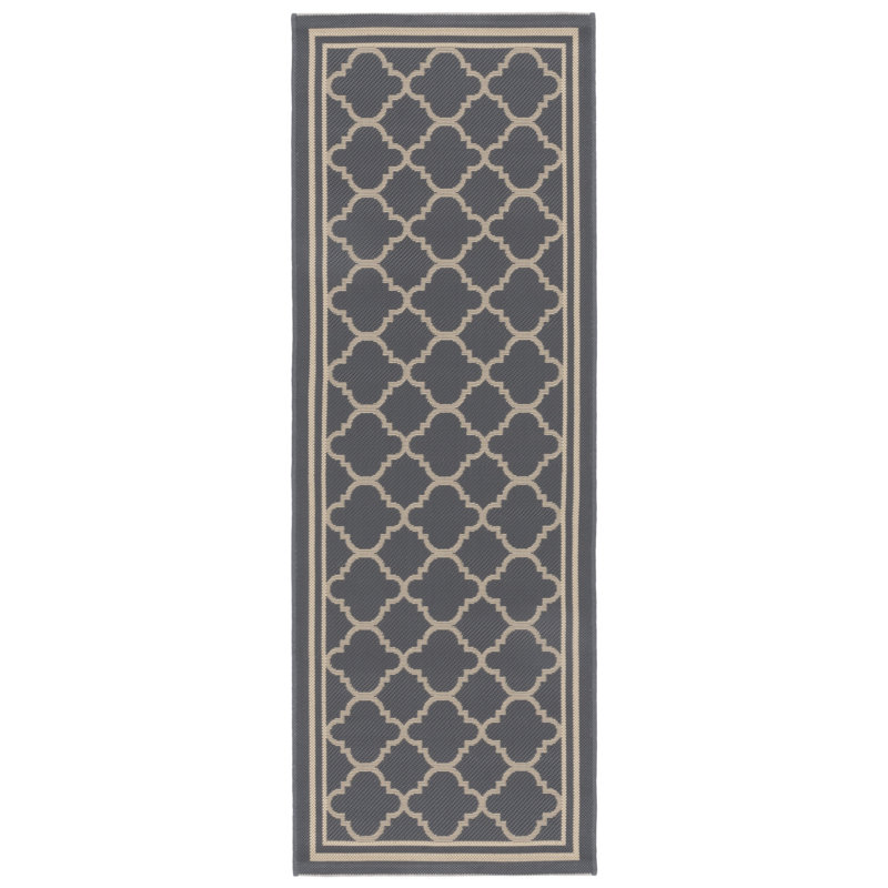 Herefordshire Performance Geometric Indoor/Outdoor Area Rug, Runner 2'3" x 6'7"