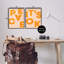 «Peace It's Ok», ensemble de 2 giclées orange par Incado-1648033697-1648033710