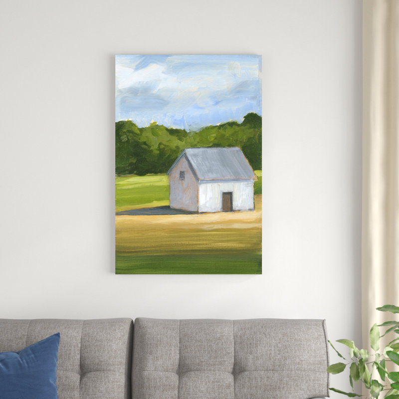 Paysage champêtre II, H 36 po x l 24 po x P 1,25 po