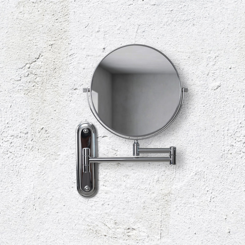 Afraz Metal Wall Mirror, Chrome
