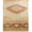 Tapis unique noué à la main Hayner - brun clair / rouge, 6 pi 9 po x 9 pi 10 po Hayner