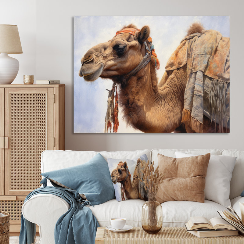 Camel Desert Nomad II, reproduction d'art sur toile, H 12 po x l 20 po x P 1 po, Toile tendue