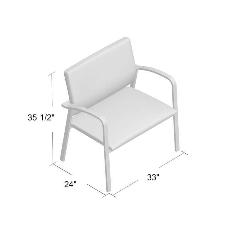Fauteuil de réception Newport, Argent, Vin portes ouvertes