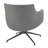 Krishaang Faux Leather Swivel Armchair-439816682