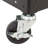 Chariot utilitaire pour ordinateur portable avec 3 tablettes et roulettes