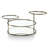 Blandain 2 - Piece Glass Top Living Room Table Set