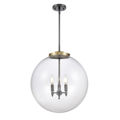 Luminaire suspendu sphère 3 lumières Frederick
