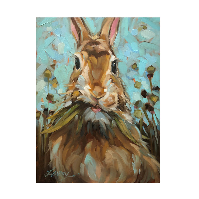 Bolog Andrea Lavery Ears Up! Canvas Art, 35" H x 47" W