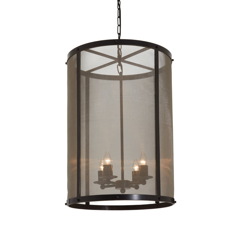 Sandlewood 3 - Light Drum Chandelier