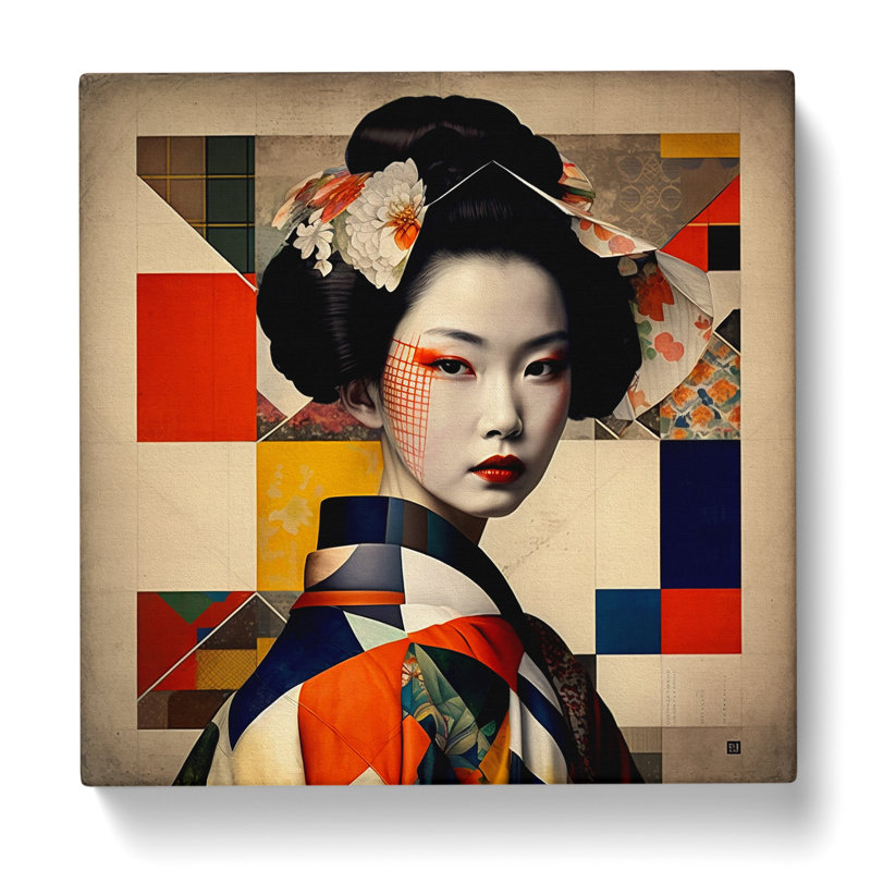 Modern Wall Art - Wrapped Canvas, 50cm H x 50cm W x 3cm D
