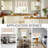 1 Panel Valance Curtains for Living Room, Kitchen Valance for Windows, Basement Window Curtains, 60 X 18 Inch-139480767-139480765