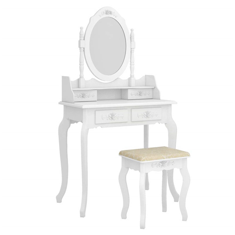 Manolis Dressing Table with Mirror
