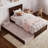 Ashante Solid Wood Platform Bed with Panel Footboard and Trundle Bed-1588594169-1588594168