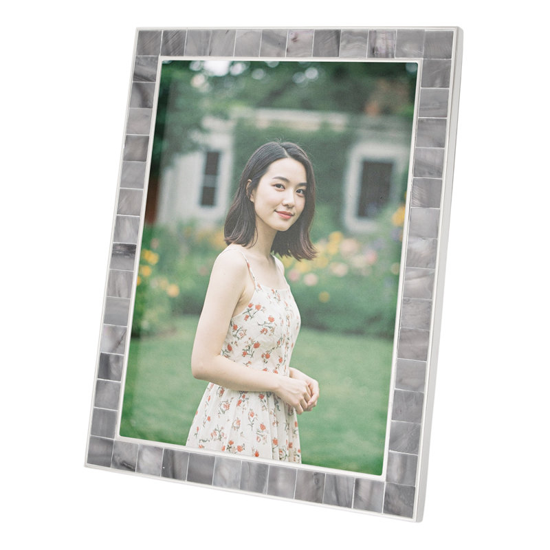 Grey Metal Picture Frame