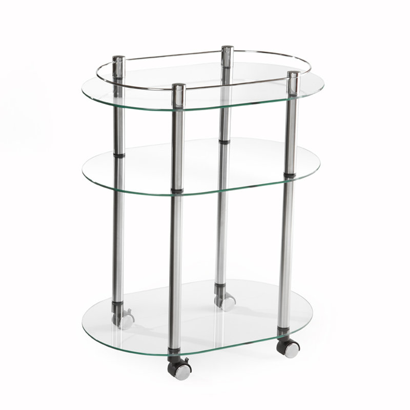 Glass Top End Table