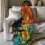 Sunset Art - couverture sherpa de qualité supérieure 1 pièce-100679579