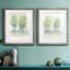 «Spontane Landscape I», ensemble de 2 reproductions de cadres photo sur toile