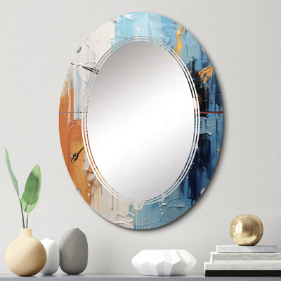 Narvi - Miroir mural moderne ovale