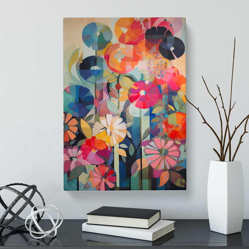 Mahle Flowers Retro Vol.8 - Wrapped Canvas, 50cm H x 35cm W x 3cm D