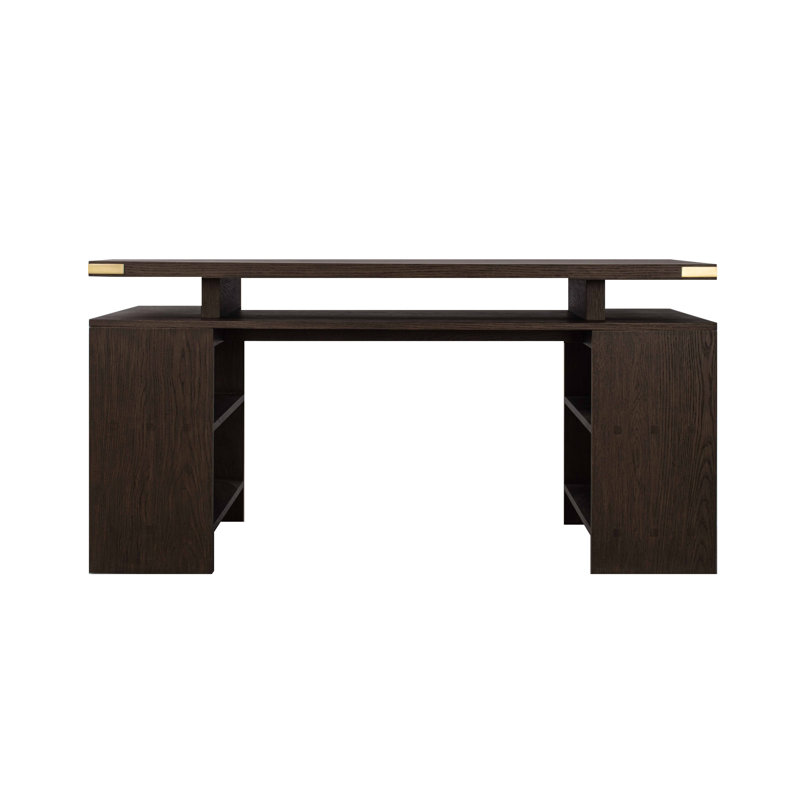 Jasmine Dark Brown Oak and MDF Writing Desk