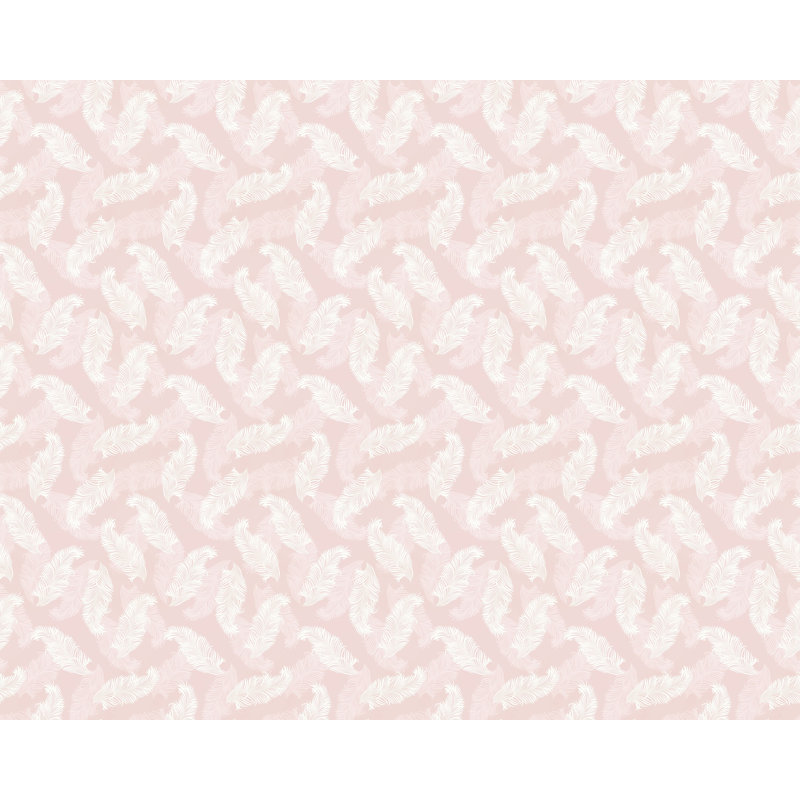 Higuchi 10m x 50cm Matte Wallpaper Roll, Light Pink