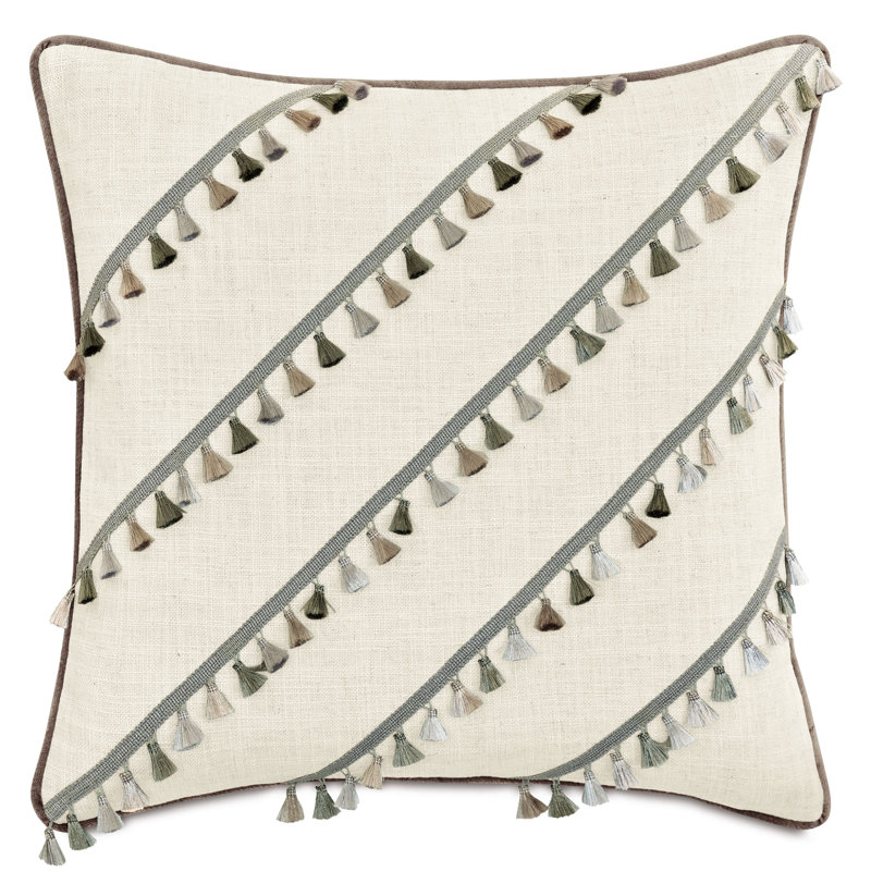 Rosecliff Pillow Cover & Insert, White, Square 20"