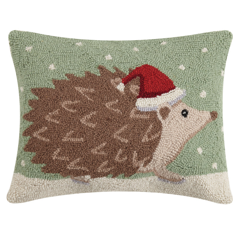 Christmas Animal Print Throw Pillow