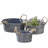 Sorensen 3 Piece Galvanized Planters
