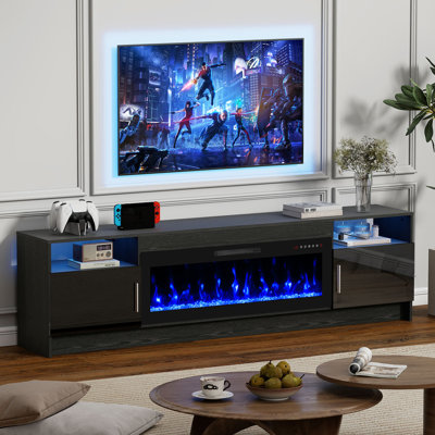 80" Electric Fireplace TV Stand 