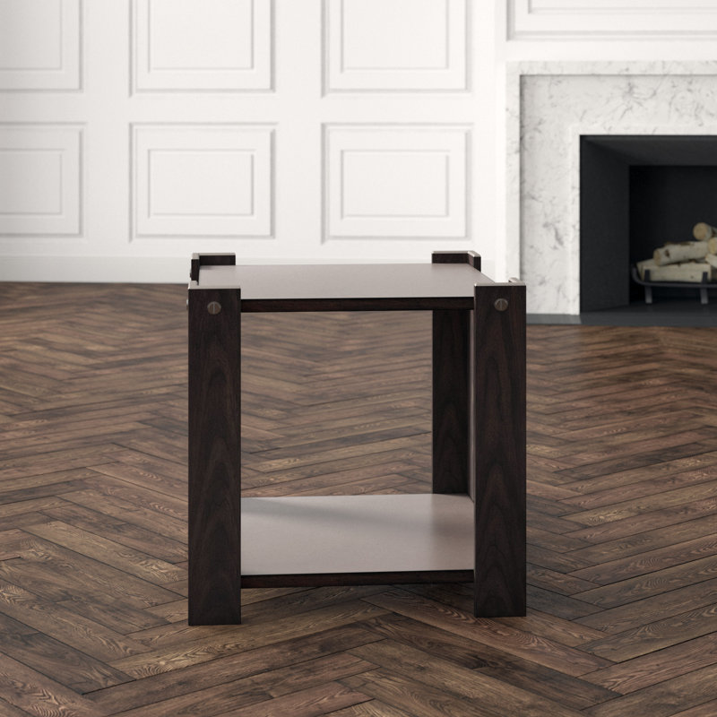 Tristan End Table, Black, Black