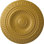 Médaillon de plafond Endurathane Tirana, P 13 7/8 po x P 3 3/4 po x P 1 1/4 po (convient aux auvents jusqu'à 4 3/4 po), fini blanc perle peint à la main