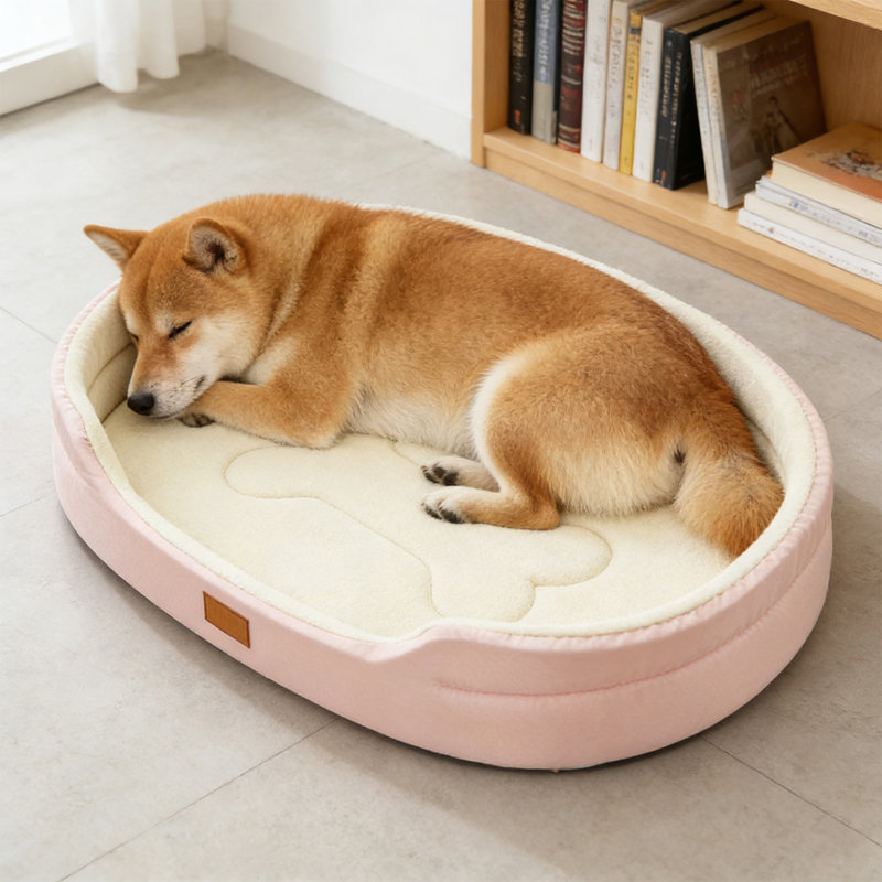 Tapis de refroidissement imperméable 4 saisons pour animaux de compagnie 19,7 x 13,8 x 4,9 po, Rose