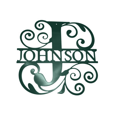 Argene Split Letter Monogram Wall Accent