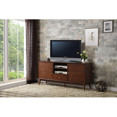 Meuble télé 1Pc avec armoires de rangement à tiroir brun