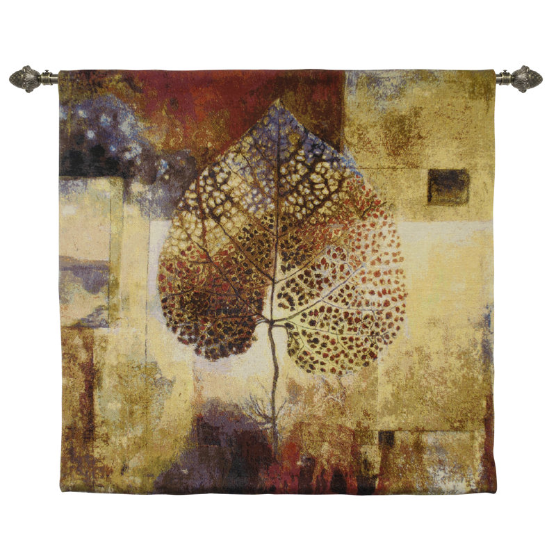 Suspension murale en coton feuilles d'automne