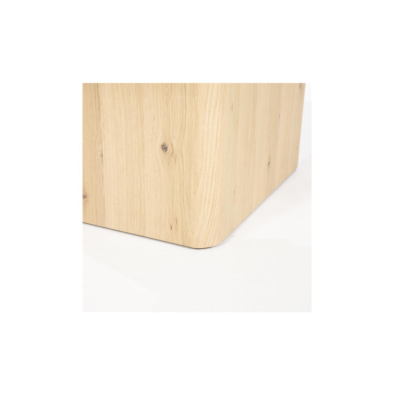 Table de salle à manger carrée L 55 po x l 55 po, Naturel