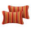Darton Sunbrella Astoria Sunset Stripe Outdoor Lumbar Pillow-25683344