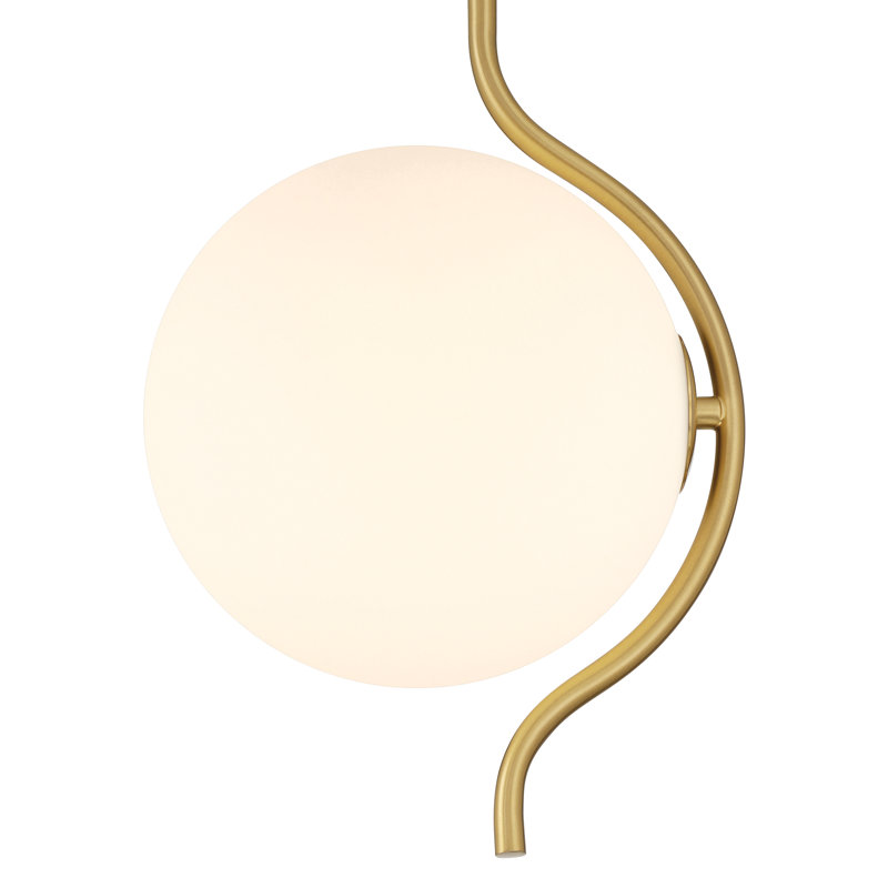 Glass Semi Flush Mount