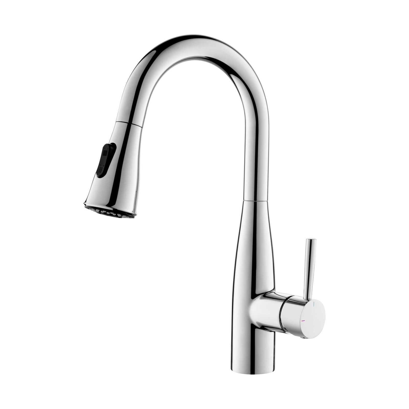 Bari Pull-Down Kitchen Faucet, Chrome
