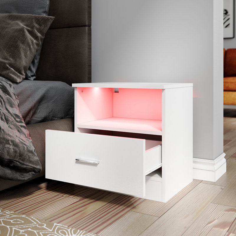 142.24cm W Bedside Table
