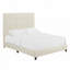 Lit plateforme capitonné et capitonné avec structure durable, mousse confortable et tissu adapté aux familles pour un sommeil réparateur-1118903827-1118903824